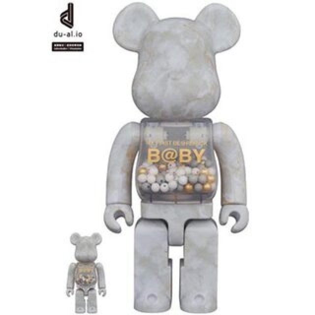 MY FIRST BE@RBRICK B@BY MARBLE(大理石) Ver. 100% & 400%|MEDICOM TOY