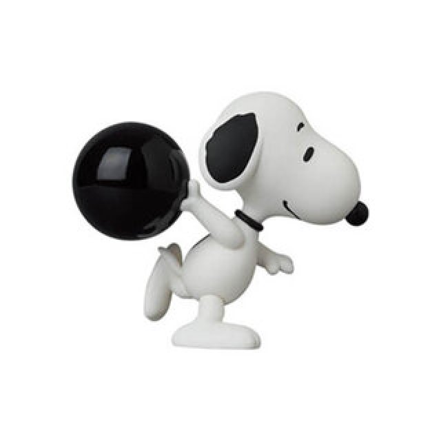 UDF PEANUTS SERIES 15 BOWLER SNOOPY|MEDICOM TOY