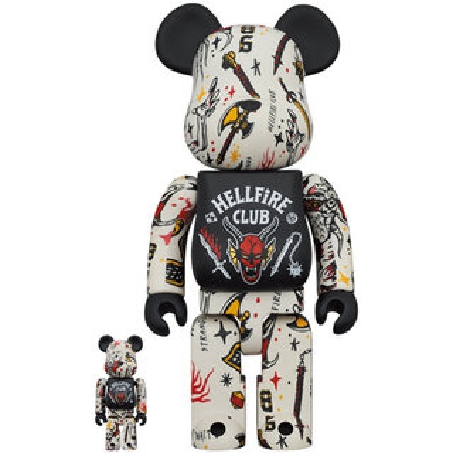 BE@RBRICK Stranger Things Hellfire Club 100％ & 400％｜MEDICOM TOY