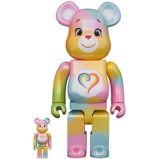 BE@RBRICK Care Bears(TM) Togetherness Bear(TM) 100％ & 400％｜MEDICOM TOY