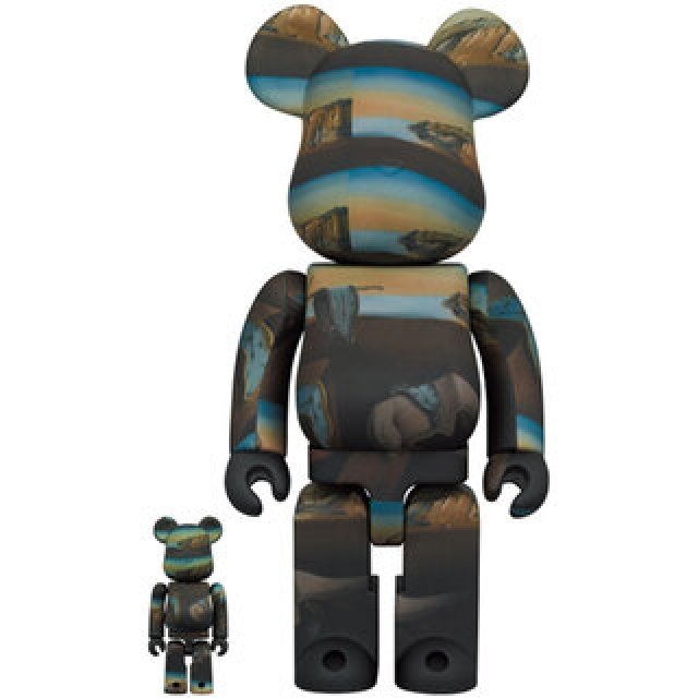 BE@RBRICK Salvador Dali THE PERSISTENCE OF MEMORY 100% & 400%|MEDICOM TOY