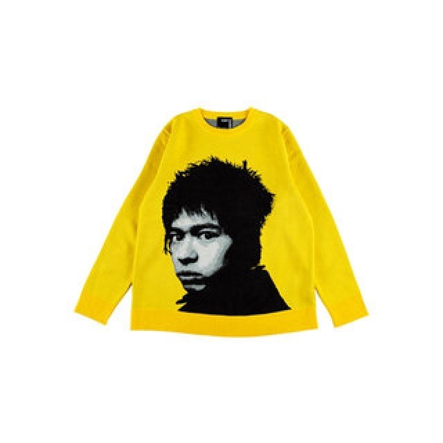 MLE × INU "メシ喰うな!" KNIT GANG COUNCIL CREW NECK SWEATER|MEDICOM TOY