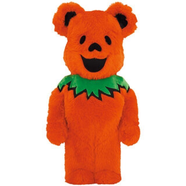 BE@RBRICK GRATEFUL DEAD DANCING BEARS COSTUME Ver. ORANGE 1000%|MEDICOM TOY