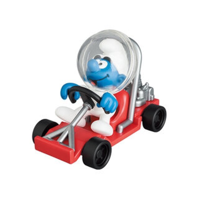 UDF THE SMURFS SERIES 2 SMURF ASTRONAUT with MOON BUGGY|MEDICOM TOY