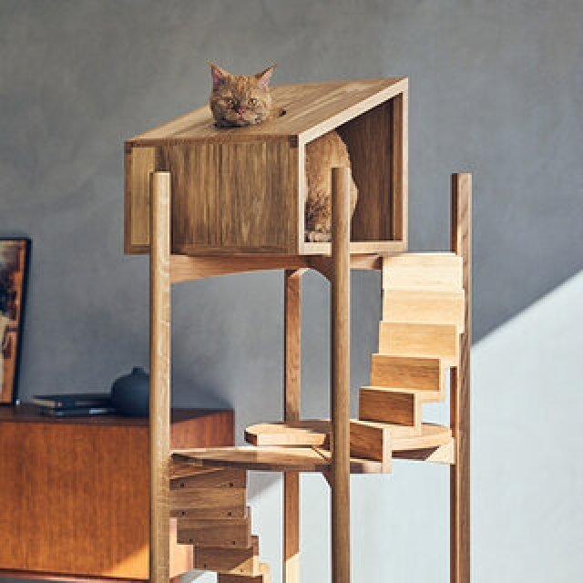 アートのように美しい、猫の居場所｜LA CHATON