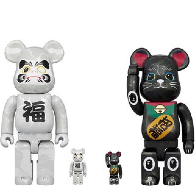 開運・金運招福のBAPEⓇ × BE@RBRICKが4体セットで発売決定 | MEDICOM TOY