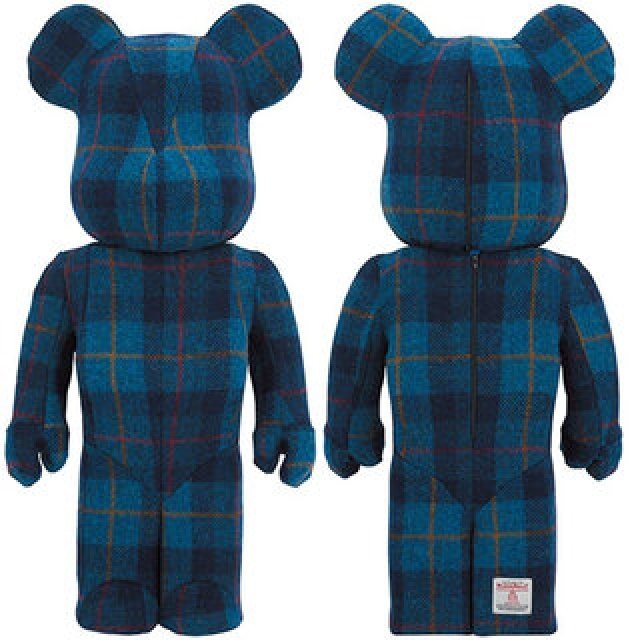 MEDICOM TOY NEXTより、ハリスツイード生地を使用したBE@RBRICK 1000%が限定販売 | MEDICOM TOY
