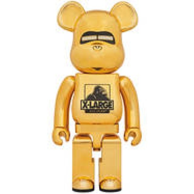 BE@RBRICK XLARGE® × HAJIME SORAYAMA 1000% GOLD｜MEDICOM TOY