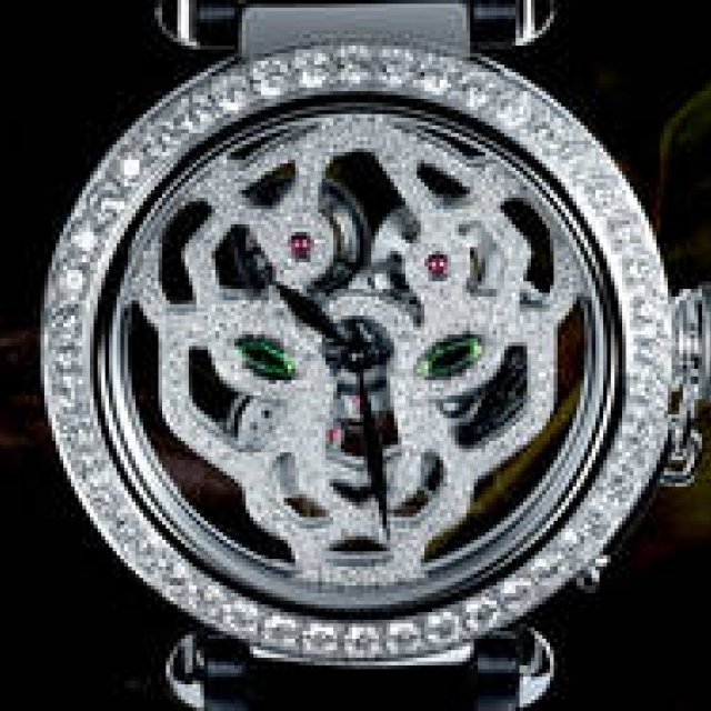 Cartier｜パシャ ドゥ カルティエ 43mm パンテール デコール スケルトン