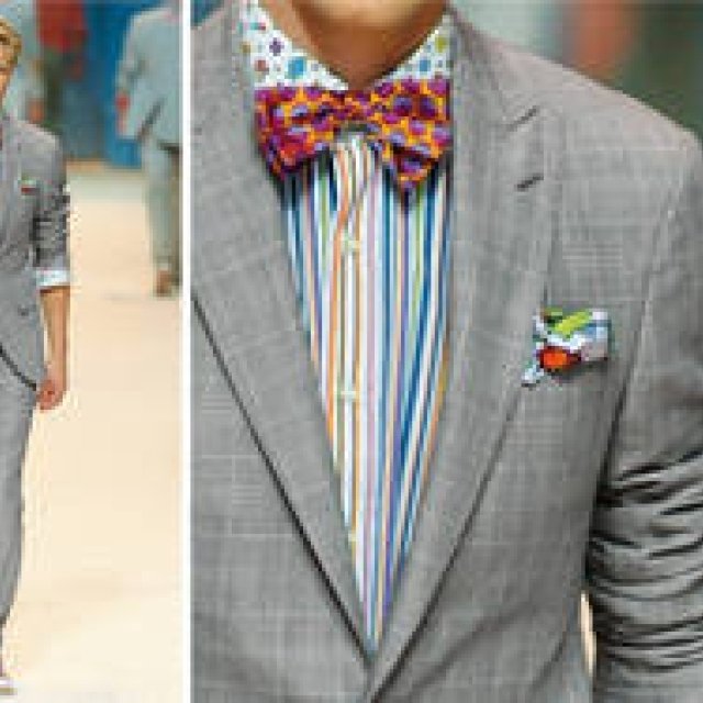 ETRO｜エトロ流、ポケットチーフのアレンジ 2010夏編