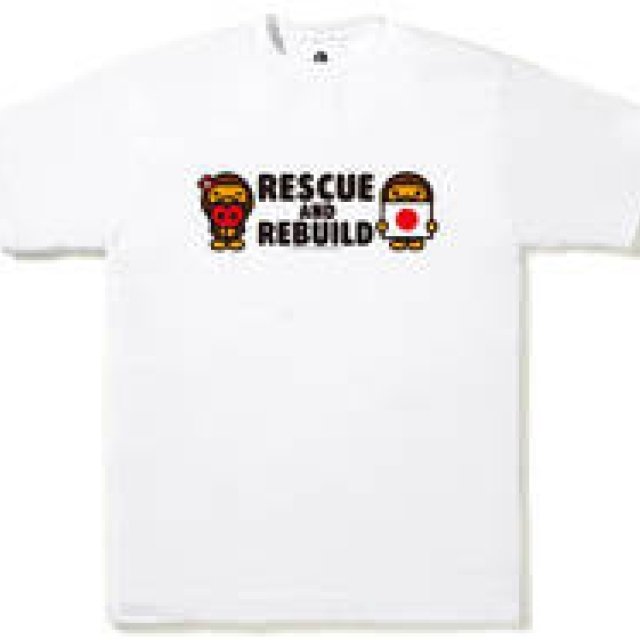 A BATHING APE®｜東日本大震災復興支援Tシャツ第3弾発売