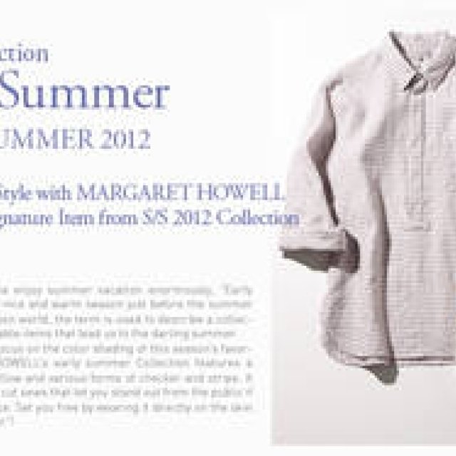 MARGARET HOWELL｜“Early Summer”がテーマのクールアイテム・コレクション