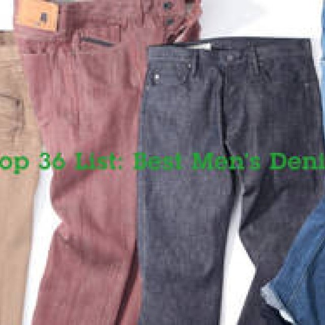 デニム最前線、ベストな36本！｜リジッドデニムからラグジュアリーブランドまで