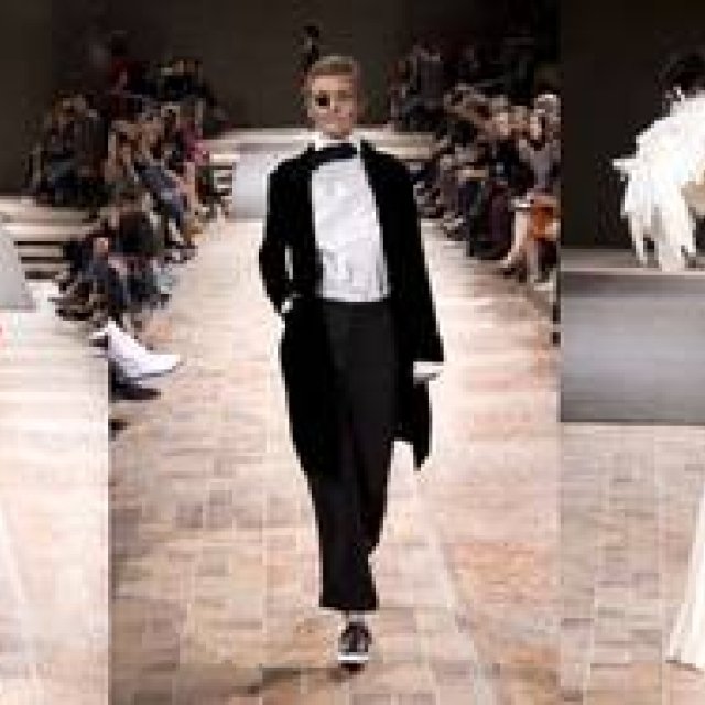 Yohji Yamamoto｜アーカイブ作品によるファッションショーを開催