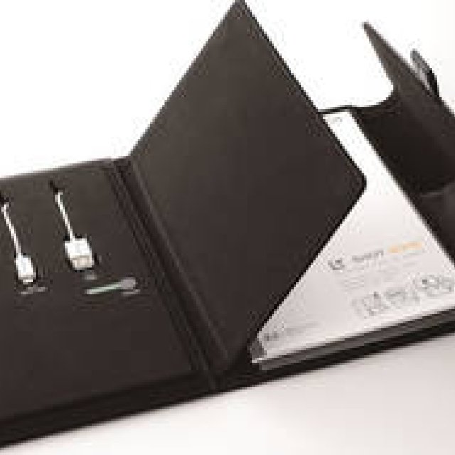 KING JIM｜ノートカバーと充電池一体型「バテリオ」