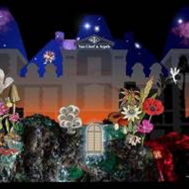 Van Cleef & Arpels｜2晩限定でプロジェクションマッピングを実施