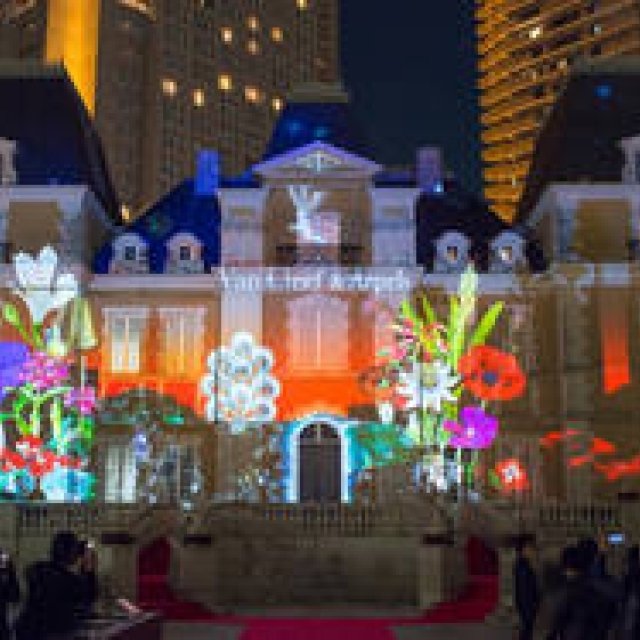 Van Cleef & Arpels｜光のアートで表現されたブランドの世界観