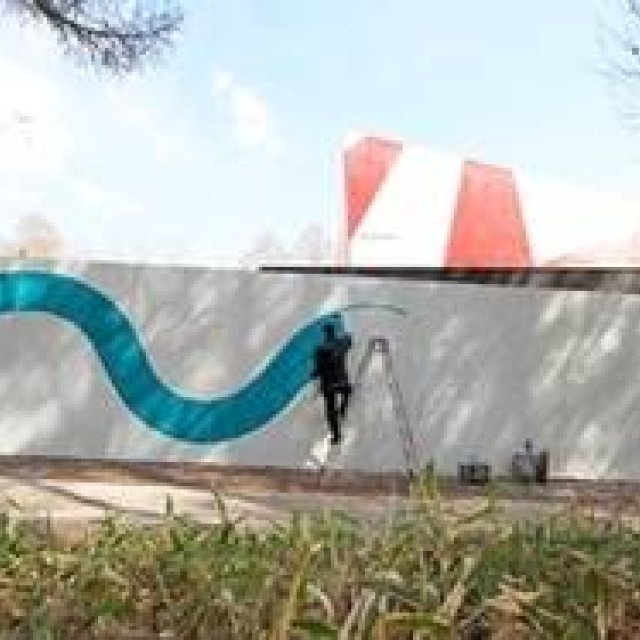 ART｜キース・ヘリングにインスパイアされた壁画が八ヶ岳に出現