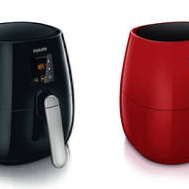 調理量を2倍にするダブルレイヤーをセットにしたノンフライヤー|PHILIPS