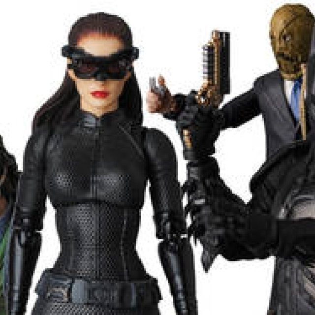 MAFEX  スケアクロウ、セリーナ・カイル Ver.2.0、バットマン Ver.3.0、ジョーカー Ver.2.0、ベイン、ハービー・デント