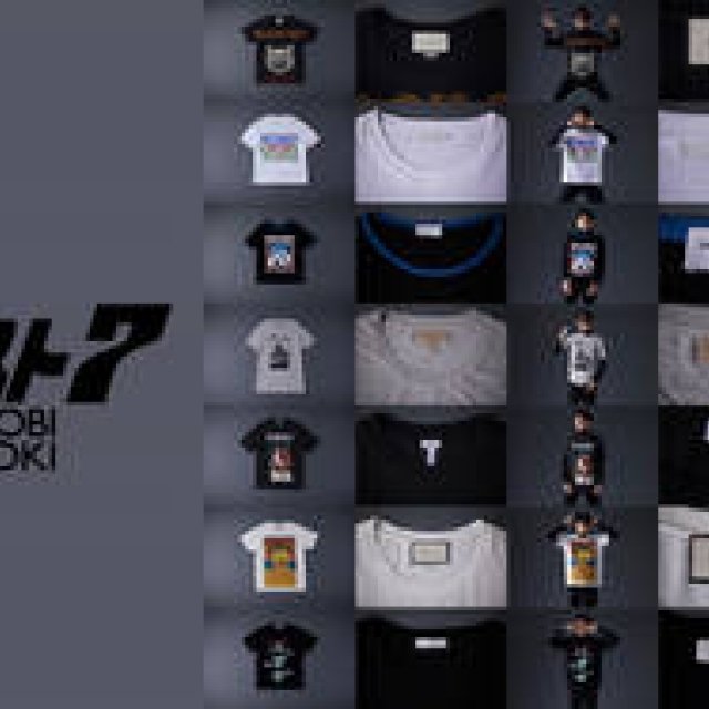 「ラグジュアリーな、プリントTシャツ」