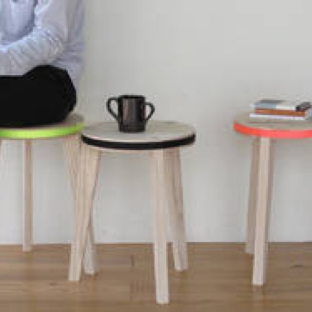  3工程で出来上がる「TIGHT STOOL（タイトスツール）」 ギャラリー