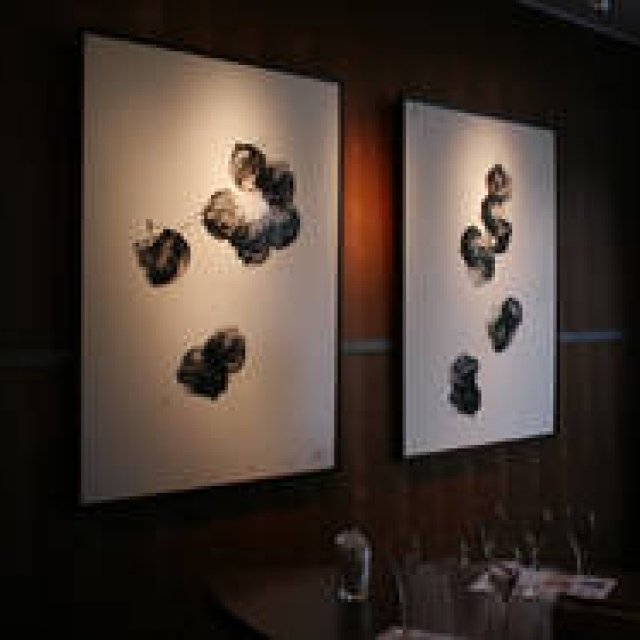  ART｜「食とアートの会」 第7回 墨象作家 宮村 弦 ギャラリー