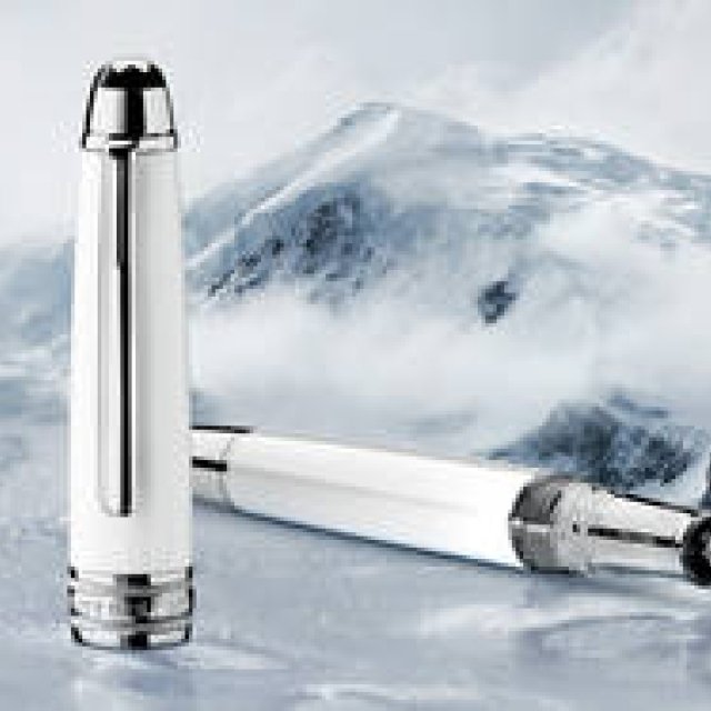  MONTBLANC ｜雪をいただいたモンブラン山へのオマージュ　白い「Tribute to the Mont Blanc」コレクションが登場 ギャラリー