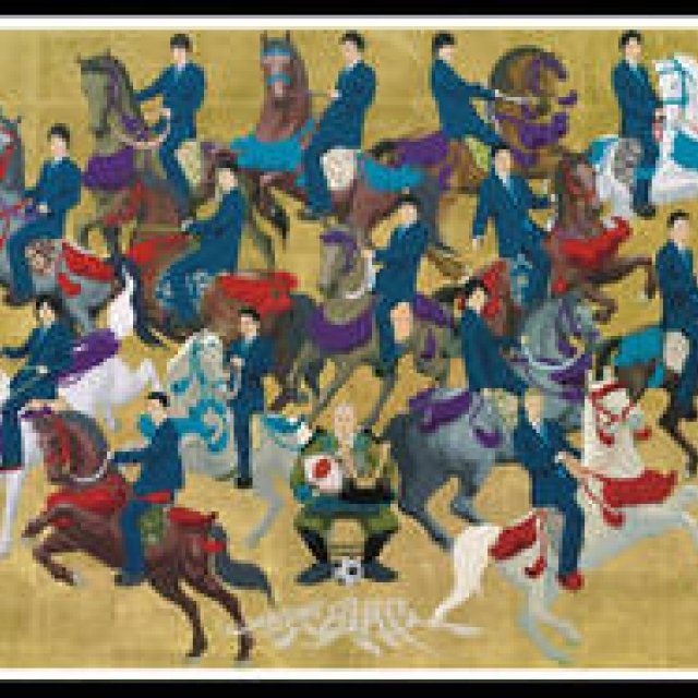  dunhill｜サッカー日本代表を描いたイメージビジュアルお披露目 ギャラリー