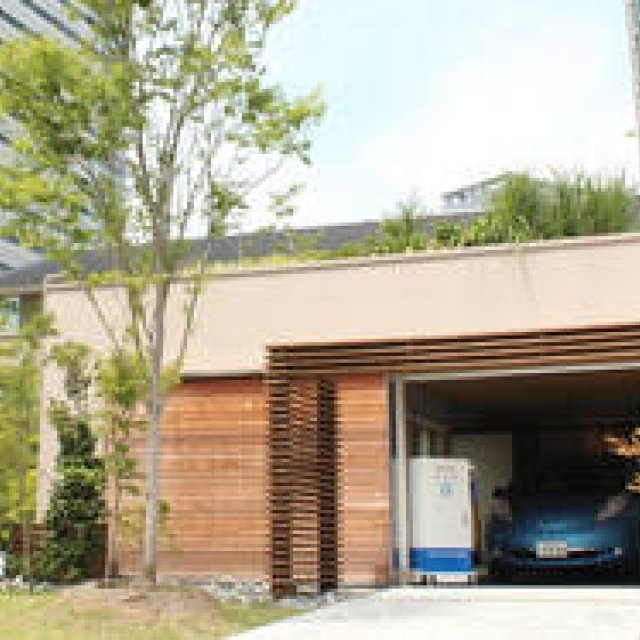  日産 リーフ｜一般住宅へ電力供給するシステムを公開 ギャラリー