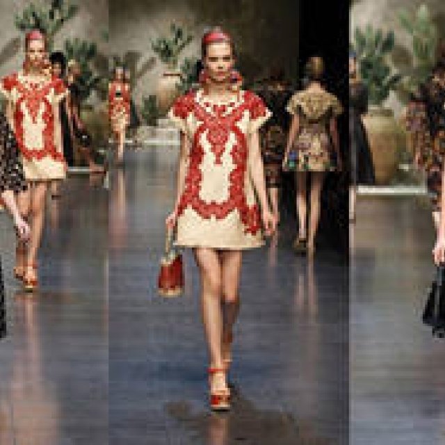 DOLCE & GABBANA｜2013年春夏コレクション