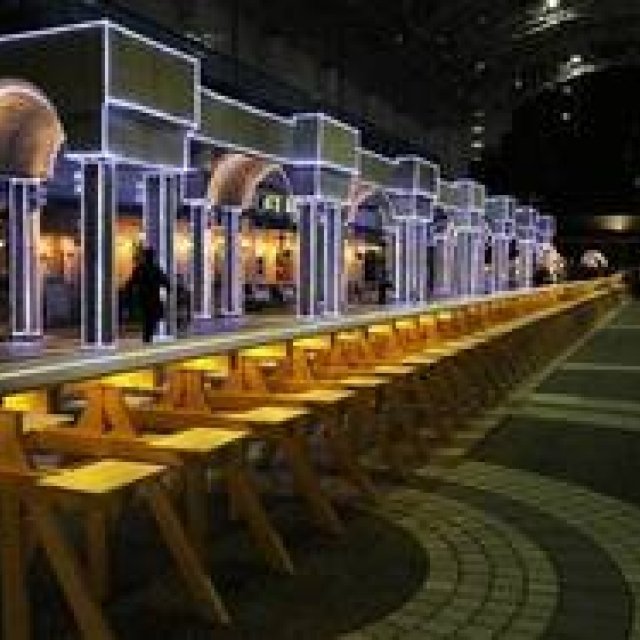 EVENT｜アークヒルズに200人掛けダイニングテーブルが出現 ギャラリー