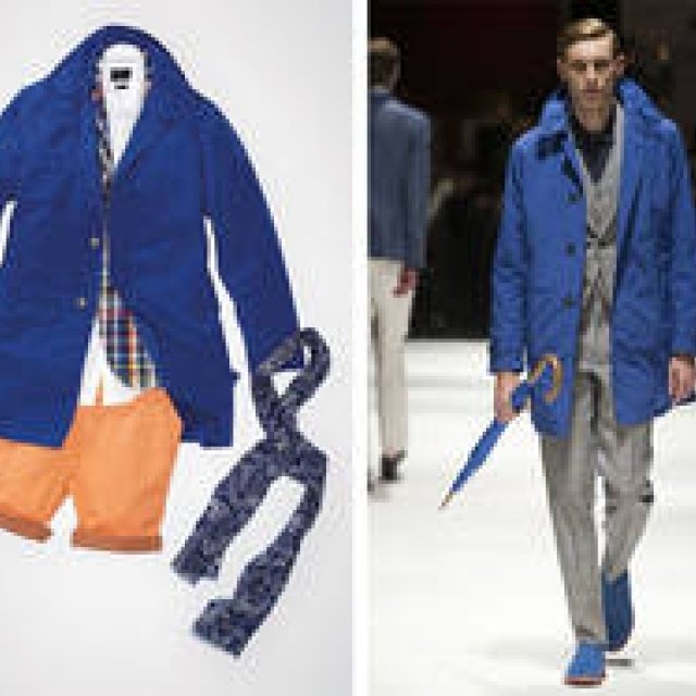 HACKETT LONDON｜気品あるロイヤルブルーのスプリングコート