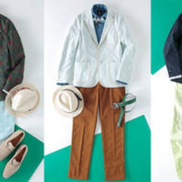HANKYU MEN’S TOKYO｜身も心も軽やかに4月は「DRESSING GREEN」