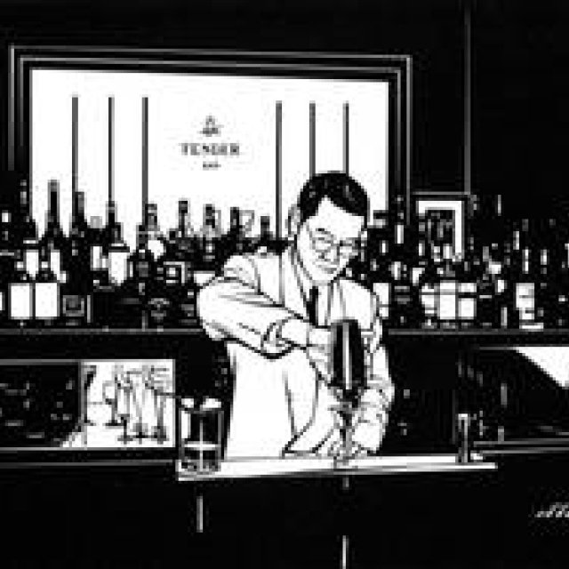 ART｜成田一徹　切り絵展『銀座のBAR』サンモトヤマで開催 ギャラリー