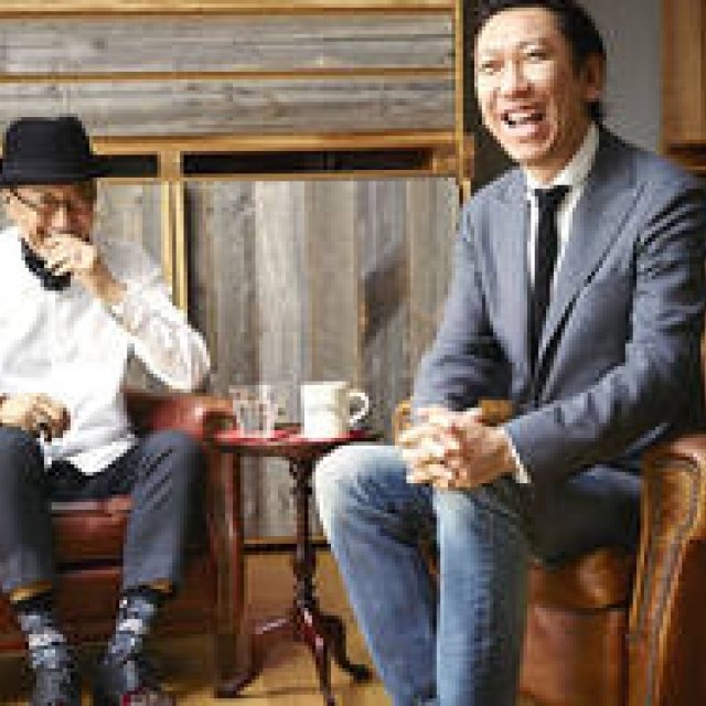 TAKEO KIKUCHI｜30周年記念、菊池武夫と布袋寅泰が大いに語る