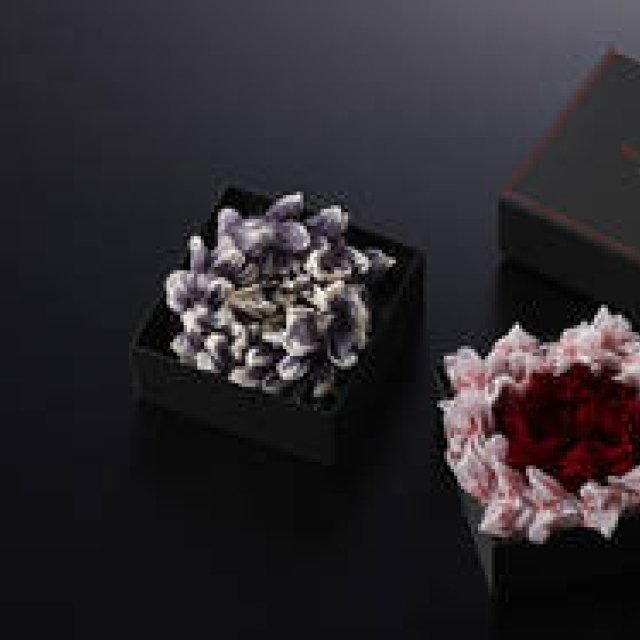 ZENTO｜京都の伝統工芸“絞り染め”ポケットチーフ「KAZARO」 ギャラリー