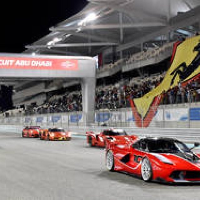 フェラーリ最大のレーシングイベントがアブダビで開催｜Ferrari  ギャラリー