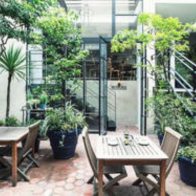 緑に囲まれた爽やかな空間でビールと野菜料理を楽しむ｜BROWN RICE by NEAL’S YARD REMEDIES ギャラリー