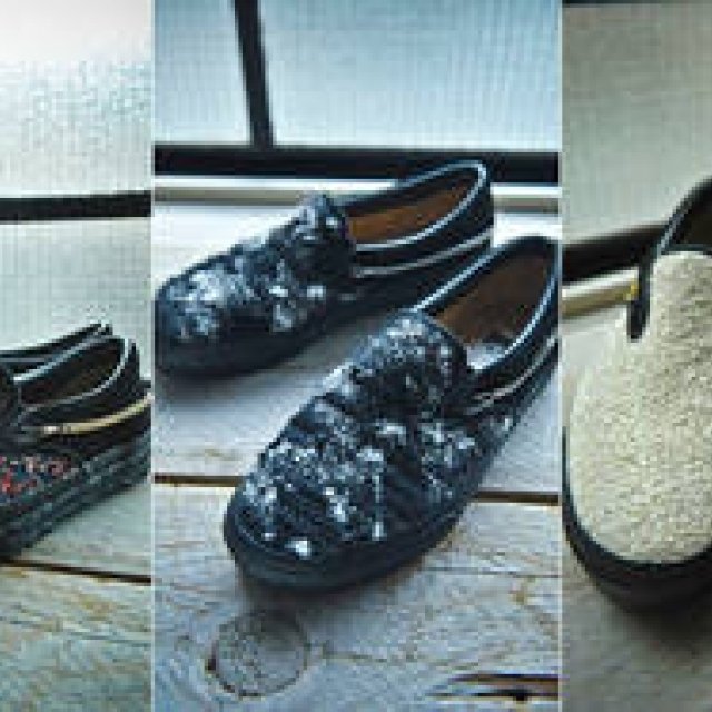 ツイードを纏ったVANSのスリッポンが誕生｜SLOWGUN ギャラリー