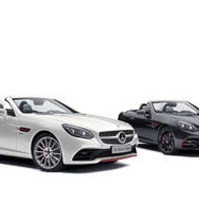 赤のアクセントが光るSLCの特別仕様車｜Mercedes-Benz ギャラリー