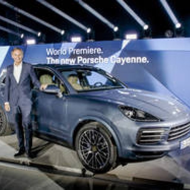 新型ポルシェ「カイエン」の発表イベントに出席｜Porsche ギャラリー