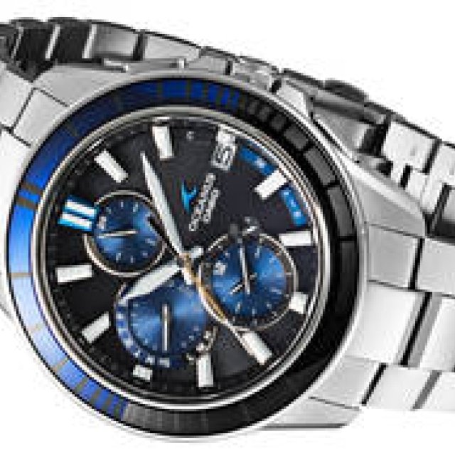 オシアナスブルーのさらなる洗練。日本の伝統工芸「江戸切子」をベゼルに採用｜CASIO　ギャラリー