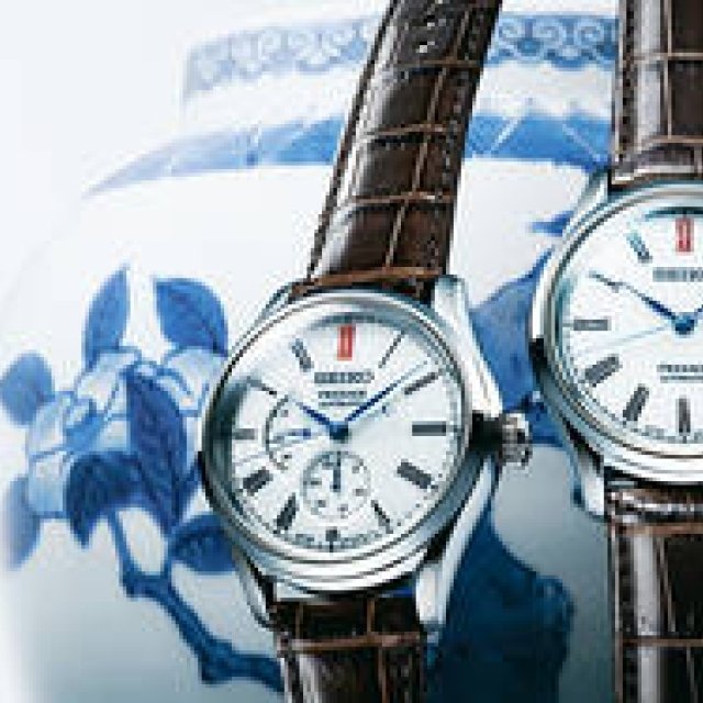 プレザージュが400年を超える歴史を持つ日本の伝統工芸、有田焼をダイアルに初採用｜SEIKO ギャラリー