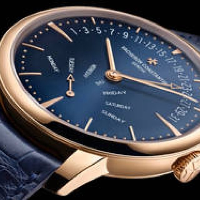 新色ミッドナイトブルーの「パトリモニー・レトログラード・デイ／デイト」｜VACHERON CONSTANTIN ギャラリー
