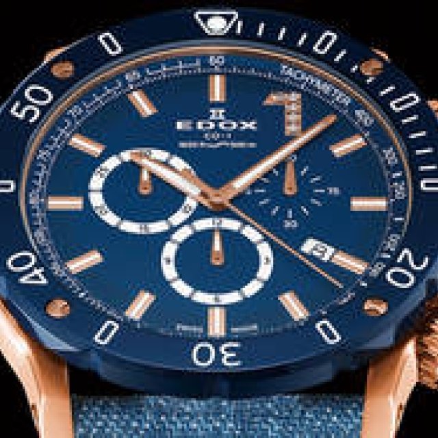 テーマカラーのブルーダイアル、ダイヤモンドで腕元をエレガントに彩る限定モデル｜EDOX ギャラリー