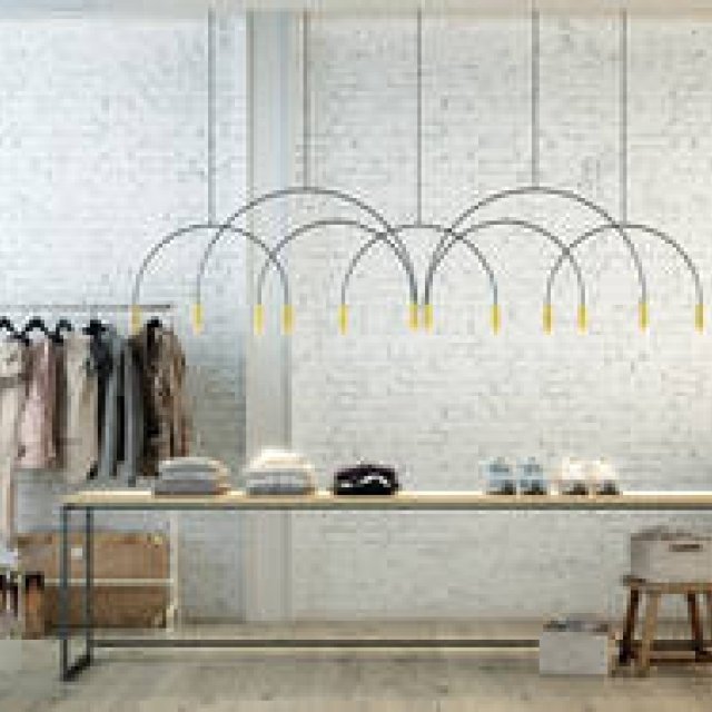 大空間も明るく照らす、繊細で軽やかな照明「VOLTA」｜estiluz　ギャラリー