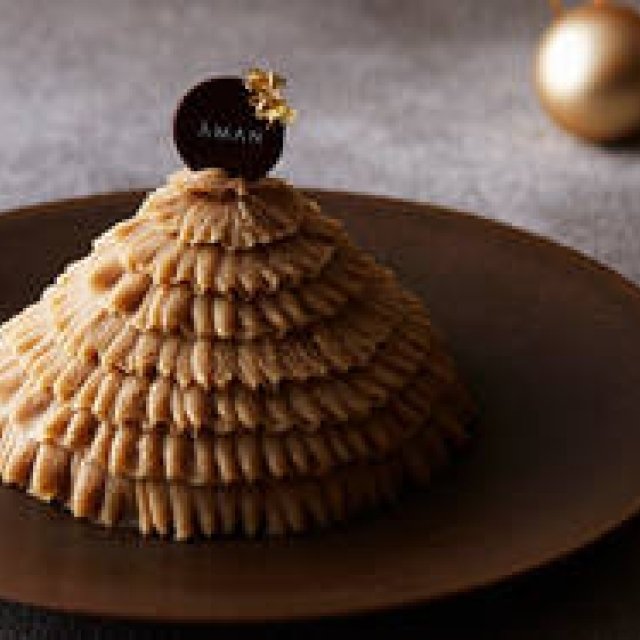 今年のクリスマスケーキは和栗をたっぷり使った“モンブランツリー”｜AMAN TOKYO ギャラリー