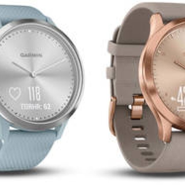 針で時間を、デジタルで各種機能を表示する「vívomove®HR」にNEWカラー｜Garmin　ギャラリー