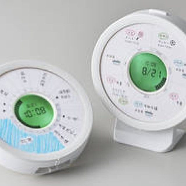 デジタル時計＋スケジュール表。新感覚の予定管理ツール「ルクル」｜KING JIM ギャラリー